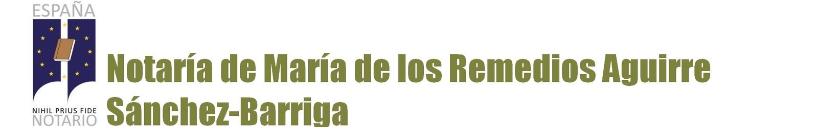 Notaría María de los Remedios Aguirre Sánchez-Barriga en Errenteria Notaría María de los Remedios Aguirre Sánchez-Barriga en Errenteria