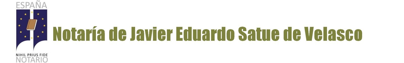 Notaría Javier Eduardo Satue de Velasco en Escala (L')