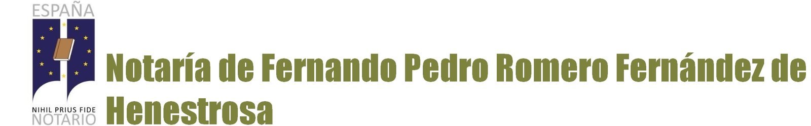 Notaría Fernando Pedro Romero Fernández de Henestrosa en Onil