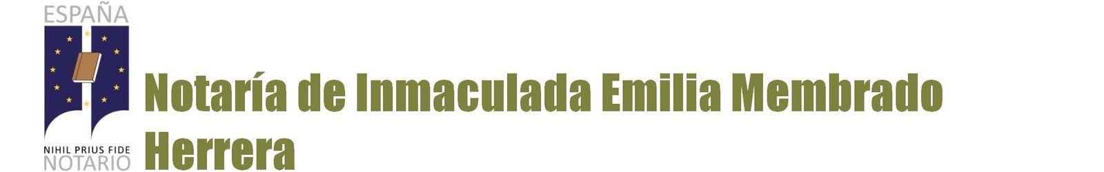 Notaría Inmaculada Emilia Membrado Herrera en Santisteban del Puerto
