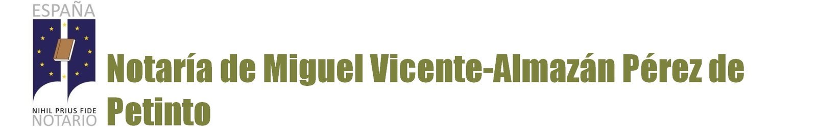 Notaría Miguel Vicente-Almazán Pérez de Petinto en Madrid