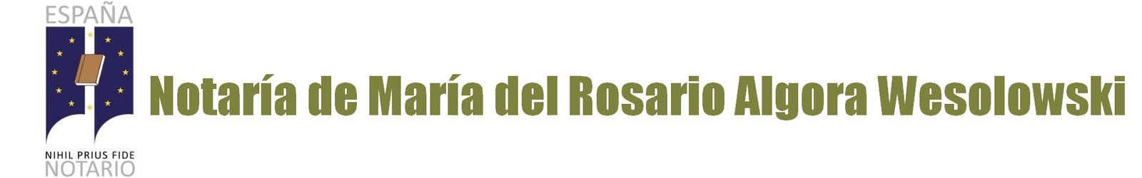 Notaría María del Rosario Algora Wesolowski en Madrid