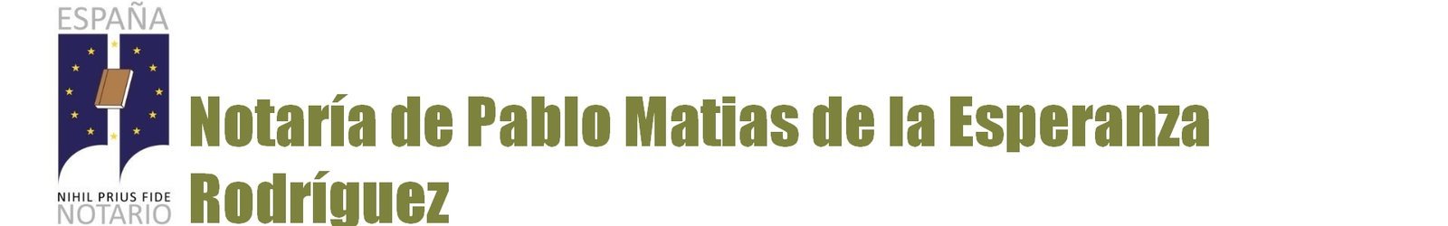 Notaría Pablo Matias de la Esperanza Rodríguez en Madrid