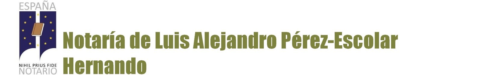 Notaría Luis Alejandro Pérez-Escolar Hernando en Madrid