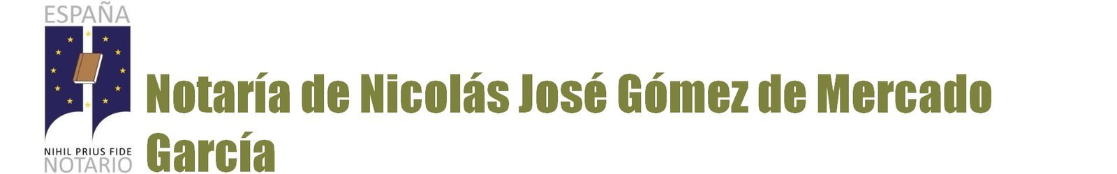 Notaría Nicolás José Gómez de Mercado García en Níjar