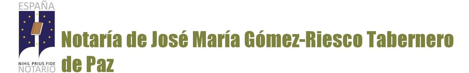 Notaría José María Gómez-Riesco Tabernero de Paz en Salamanca