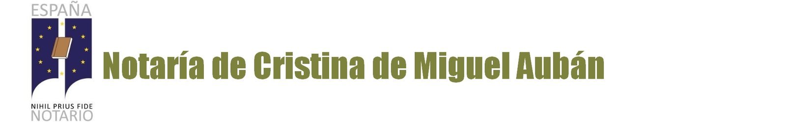 Notaría Cristina de Miguel Aubán en Pina de Ebro Notaría Cristina de Miguel Aubán en Pina de Ebro