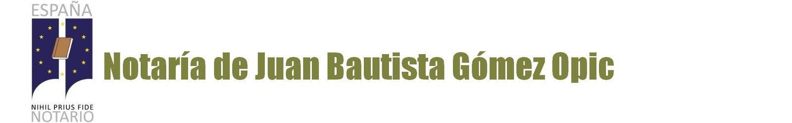 Notaría Juan Bautista Gómez Opic en Zaragoza Notaría Juan Bautista Gómez Opic en Zaragoza