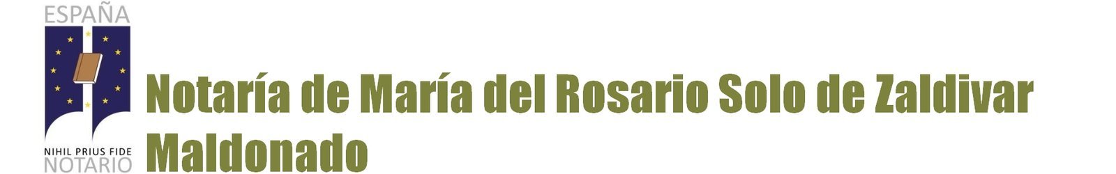 Notaría María del Rosario Solo de Zaldivar Maldonado en Badajoz