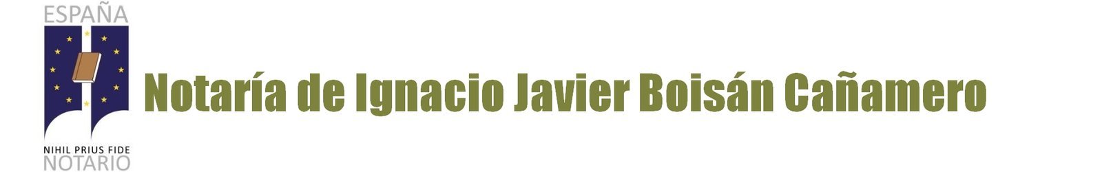 Notaría Ignacio Javier Boisán Cañamero en Barcelona
