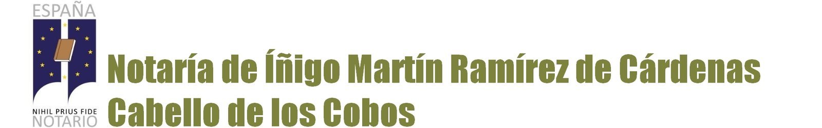 Notaría Íñigo Martín Ramírez de Cárdenas Cabello de los Cobos en Barcelona