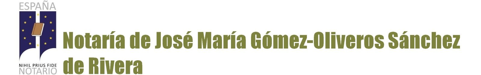 Notaría José María Gómez-Oliveros Sánchez de Rivera en Burgos